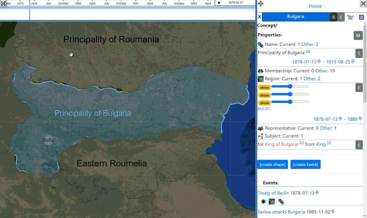 Georeferenzierte Karten von Bulgarien